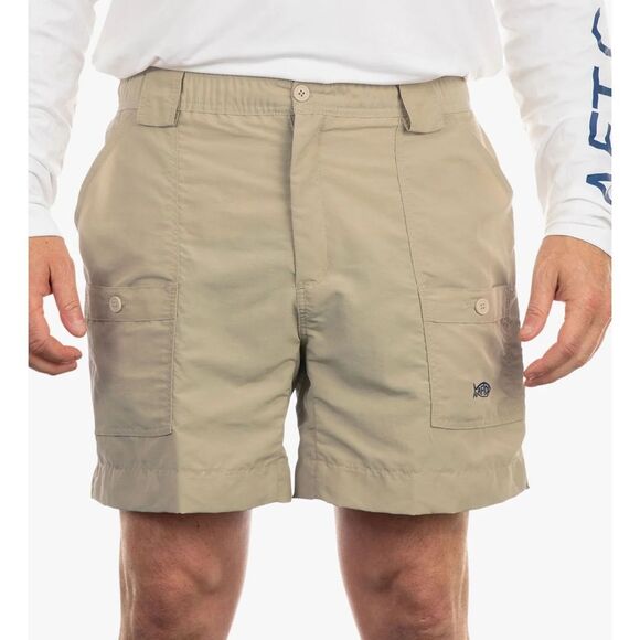 NWT AFTCO khaki shorts Sz 42, $68 E38 - Picture 1 of 6